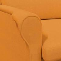 Fauteuil Donkergeel 76 x 94 x 102 cm Stof - thumbnail