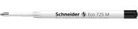 Schneider balpenvulling Eco 725, medium, zwart - thumbnail