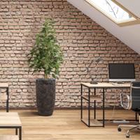 Ficus Exotica kunstplant 120cm - groen - thumbnail