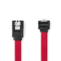 SATA Kabel | 3 Gbps | SATA 7-Pins Female | SATA 7-Pins Female | Polyvinylchloride (PVC) | 0.50 m | Plat | PVC | Rood | Envelop - thumbnail