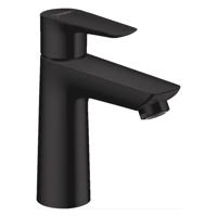 Hansgrohe Wastafelmengkraan Talis E 110 Eengreeps met Trekwaste Mat Zwart - thumbnail