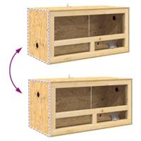 VidaXL Terrarium bruin 80 x 40 x 90 cm osb - thumbnail