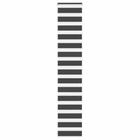 Zebra rolgordijn 40x230 cm stofbreedte 35,9 cm zwart - thumbnail
