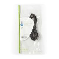 Nedis CAGP22005BK30 Stereo-audiokabel 3,5 Mm Male Dun - 3,5 Mm Male Dun 3,0 M Zwart - thumbnail