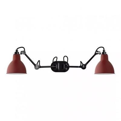 DCW Editions Lampe Gras N204 Double Round Wandlamp - Rood DCW Editions Lampe Gras N204 Double Round Wandlamp - Rood