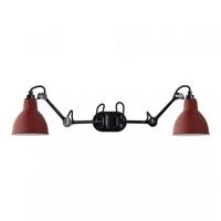 DCW Editions Lampe Gras N204 Double Round Wandlamp - Rood - thumbnail