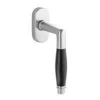 De Oude Deurklink Raamsluiting Deco Draai-kiep in mat geborsteld nikkel - thumbnail