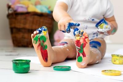 Boti Natural face & fingerpaint fles - rood, 250ml Boti Natural face & fingerpaint fles - rood, 250ml