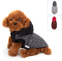 Hondenjas gevoerd met drukknopen - thumbnail