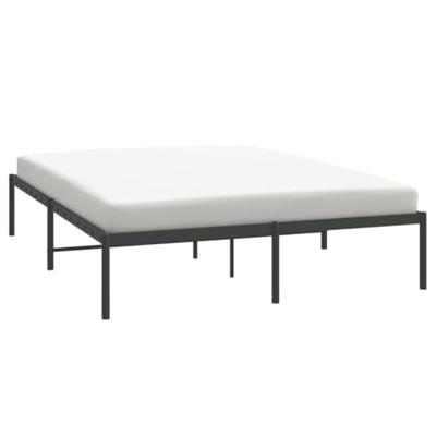 Bedframe metaal zwart 160x200 cm