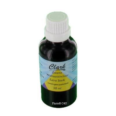 Clark Zwarte walnoottinctuur extra sterk 50 Milliliter Clark Zwarte walnoottinctuur extra sterk 50 Milliliter