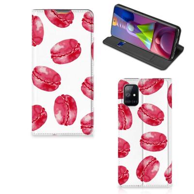 Samsung Galaxy M51 | Flip Style Cover | Pink Macarons Samsung Galaxy M51 | Flip Style Cover | Pink Macarons