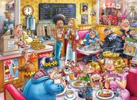 Jumbo Wasgij Destiny puzzel De koffieshop - 1000 stukjes - thumbnail