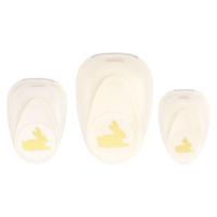 Vaessen Creative • figuurpons set konijnen 3st. - thumbnail