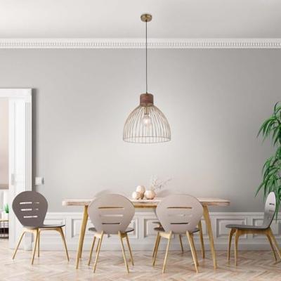 Just Light HanglampAlami bruin messing - 11489-60