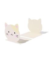 HEMA Boekensteun 14.5x12.2cm staal kat - 2 stuks - thumbnail