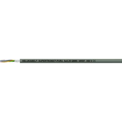 HELU 49599-1000 Geleiderkettingkabel S-TRONIC-PURö 10 x 0.25 mm² Grijs 1000 m