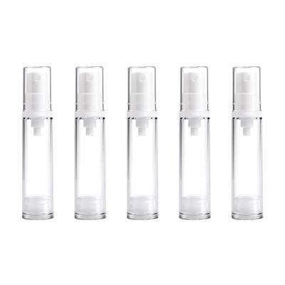 5 STKS draagbare airless vacuümpomp fles fijne mist parfum spray fles 10ml