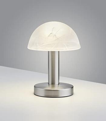 Trio TafellampjeFynn Ii nikkel met wit glas - 599100107