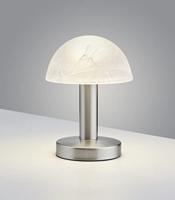 Trio TafellampjeFynn Ii nikkel met wit glas - 599100107 - thumbnail