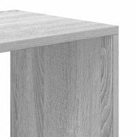 Boekenkast 66x31x112 cm bewerkt hout grijs sonoma eikenkleurig - thumbnail