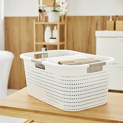 Rotho wasmand 40l country wit Rotho wasmand 40l country wit