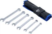 BGS technic Open Double Ring Wrench Set SW 8 x 9 - 18 x 19 mm 6 Pcs. - thumbnail