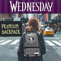 Wednesday Backpack Nevermore Premium - thumbnail