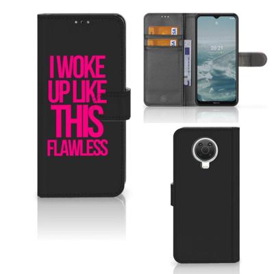 Nokia G10 | G20 Hoesje met naam Woke Up - Origineel Cadeau Zelf Maken Nokia G10 | G20 Hoesje met naam Woke Up - Origineel Cadeau Zelf Maken