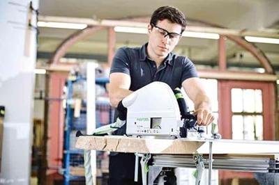 Festool TS 75 EBQ-Plus-FS Invalcirkelzaag in Systainer met FS 1400/2 Geleiderail - 576115 - thumbnail