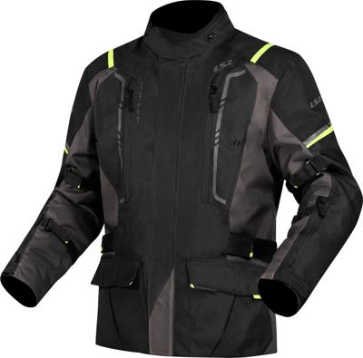 LS2 jas "narvik jacket narvik men black/grey/neon yellow xx