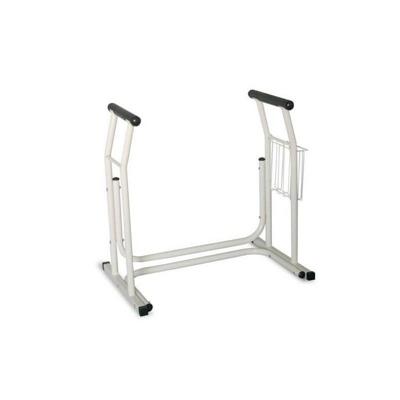 Verstelbare toiletbril met ruimte voor krant wit