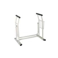 Verstelbare toiletbril met ruimte voor krant wit - thumbnail