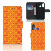 Huawei P30 Lite (2020) | Telefoon Hoesje | Batik Oranje - thumbnail