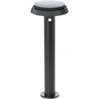 Buitenterminal - BRILLIANT - ALVERO - LED en solar - Bewegingsmelder - Metaal en kunststof - 4 W - Zwart - thumbnail