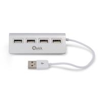 USB-HUB 4 Poorten Quick Media 222504 Apple HOT SWAPPABLE - thumbnail