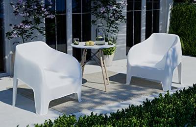 Toomax stapelbare lounge tuinstoel petra wit Toomax stapelbare lounge tuinstoel petra wit