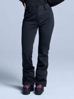 Poederbaas Skibroek Dames Stretch Softshell Zwart-XS - thumbnail