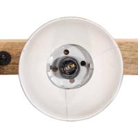 VidaXL Wandlamp 25 w e27 90x25 cm verweerd rood - thumbnail