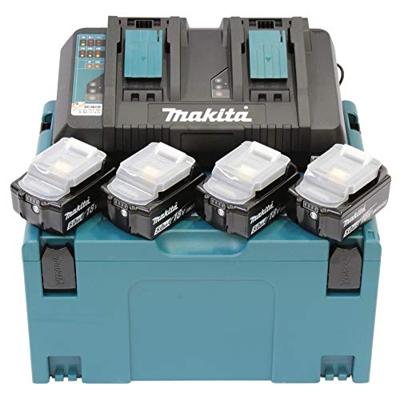 Makita Accu Starterset 18V DC18RD 4xBL1850B - 197626-8