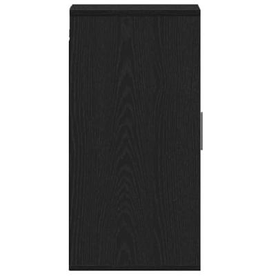 Schoenenkast 32x35x70 cm spaanplaat zwart eikenkleurig