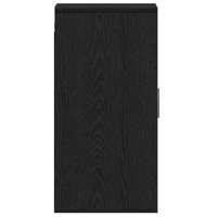 Schoenenkast 32x35x70 cm spaanplaat zwart eikenkleurig - thumbnail