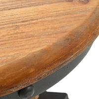 Barkrukken 2 st massief vurenhout - thumbnail