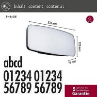 Paulmann Sheera IP44 RGBW 94508 Buitenlamp (wand) LED 6.5 W Antraciet - thumbnail