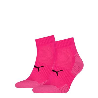 Puma Sport Cushioned Quartersokken 2-pack Roze-35/38