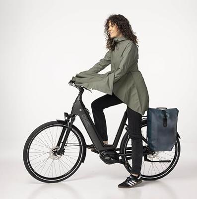 AGU Clean Enkele Fietstas/Rugzak Shelter Click&apos;nGo Large - Groen - Waterdicht