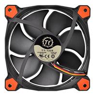 Thermaltake Riing 14 Red LED HSP Ventilator 14 cm Zwart - thumbnail