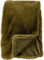 Dutch Decor plaid zinzi 140x180cm military olive - thumbnail