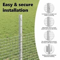 VidaXL Hek met paal zilver 0,5 x 25 m staal - thumbnail