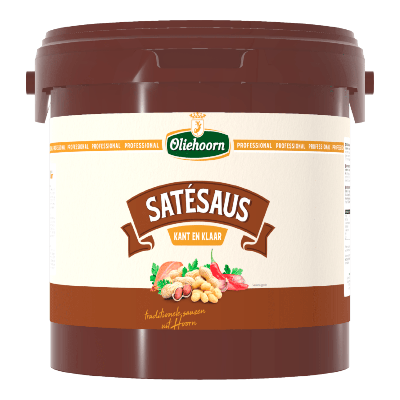 Oliehoorn satésaus kant & klaar (2,5kg)